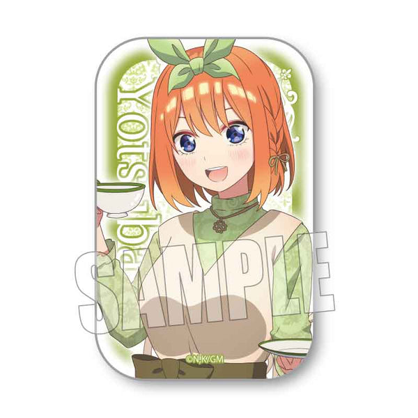 『映画 五等分の花嫁』スクエア缶バッジ / 中野四葉 ティーブレイクver.